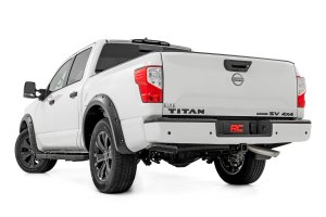 Nissan Titan Fender Flares - Rough Country - Pocket - Gun Metal - '17-'23 Nissan Titan Fender Flares - Rough Country - Pocket - Gun Metal - '17-'23